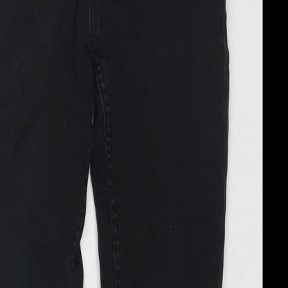 Denim & Co. Mens Black Cotton Skinny Jeans Size 28 in L30 in Slim Zip