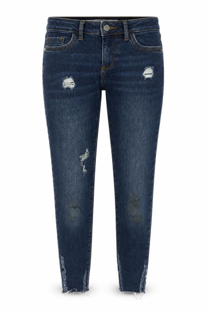 Womens UK Size 4 Denim & Co. Regular Fit Skinny Blue Jeans