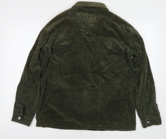 b.young Womens Green Jacket Size 10 Button