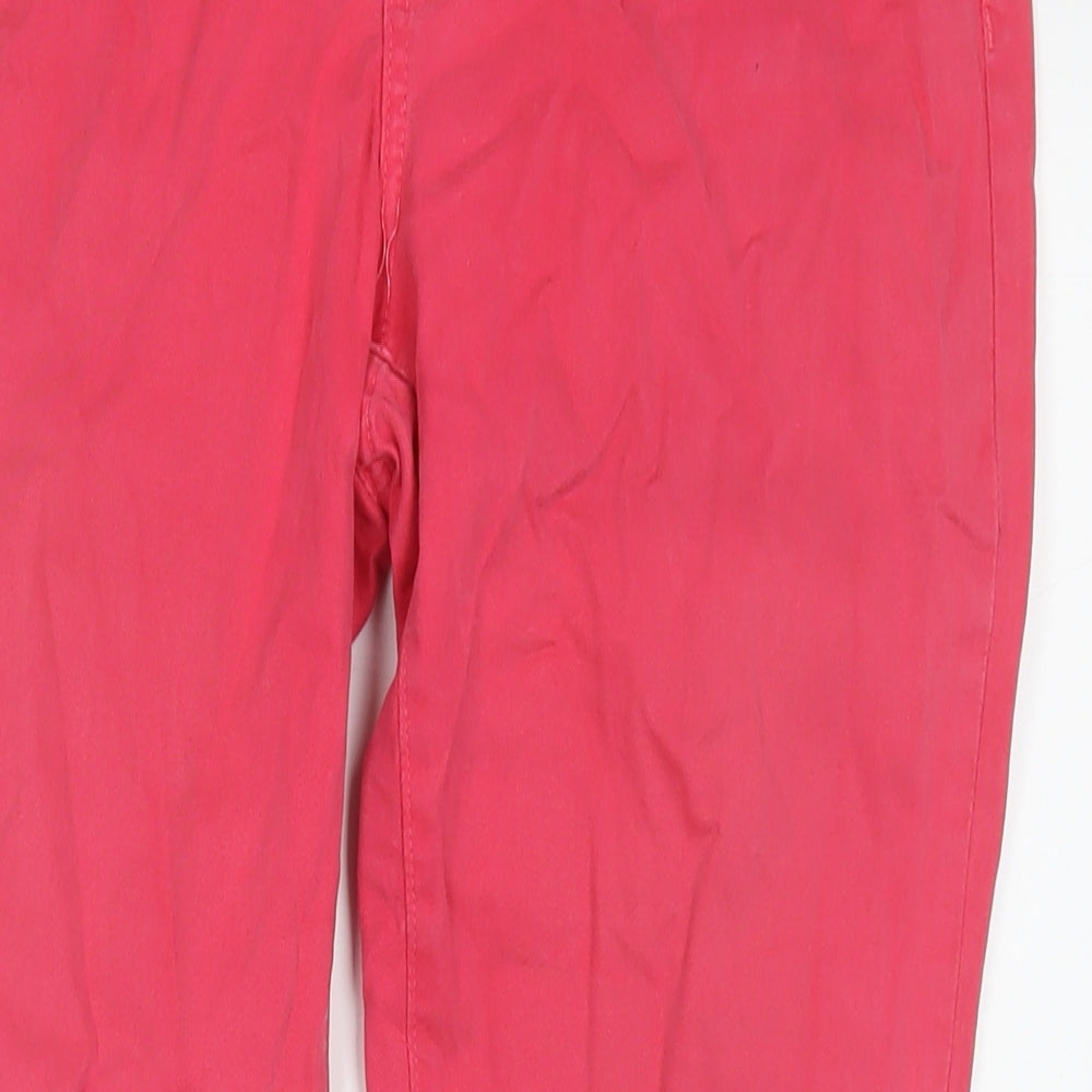 Womens UK Size 10 NYDJ Regular Fit Skinny Pink Jeans