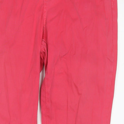 Womens UK Size 10 NYDJ Regular Fit Skinny Pink Jeans