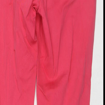 Womens UK Size 10 NYDJ Regular Fit Skinny Pink Jeans