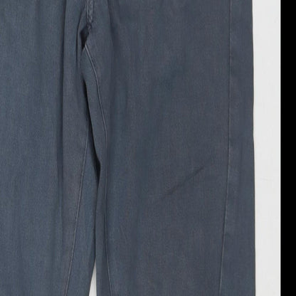 Network Mens Blue Cotton Tapered Jeans Size 28 in L30 in Regular Drawstring