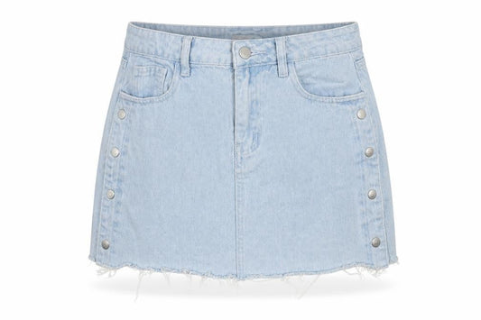 Womens UK Size 10 Boohoo A-Line Denim Skirt