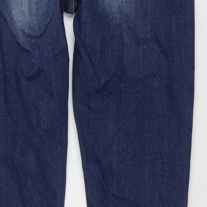 Gap Womens Blue Cotton Bootcut Jeans Size 6 L31 in Regular