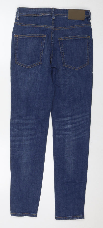 Denim & Co. Mens Blue Cotton Skinny Jeans Size 30 in L30 in Regular Zip