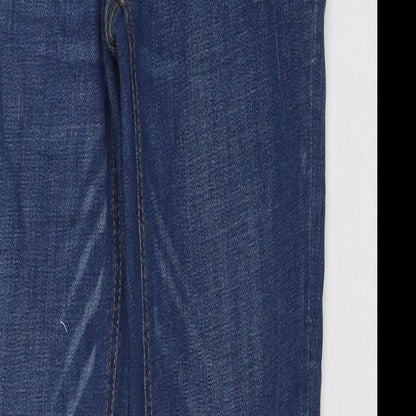Denim & Co. Mens Blue Cotton Skinny Jeans Size 30 in L30 in Regular Zip
