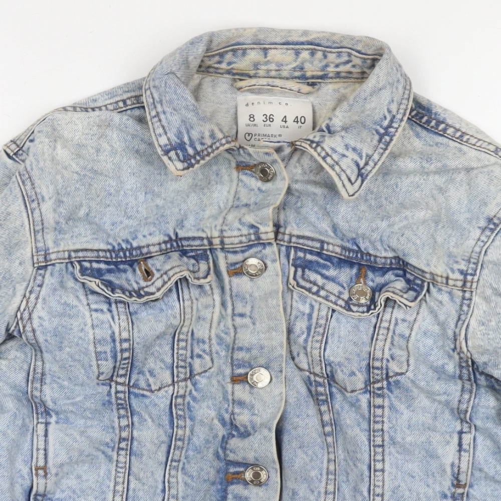 Womens UK Size 8 Denim & Co. Blue Jacket