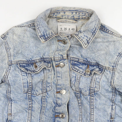 Womens UK Size 8 Denim & Co. Blue Jacket