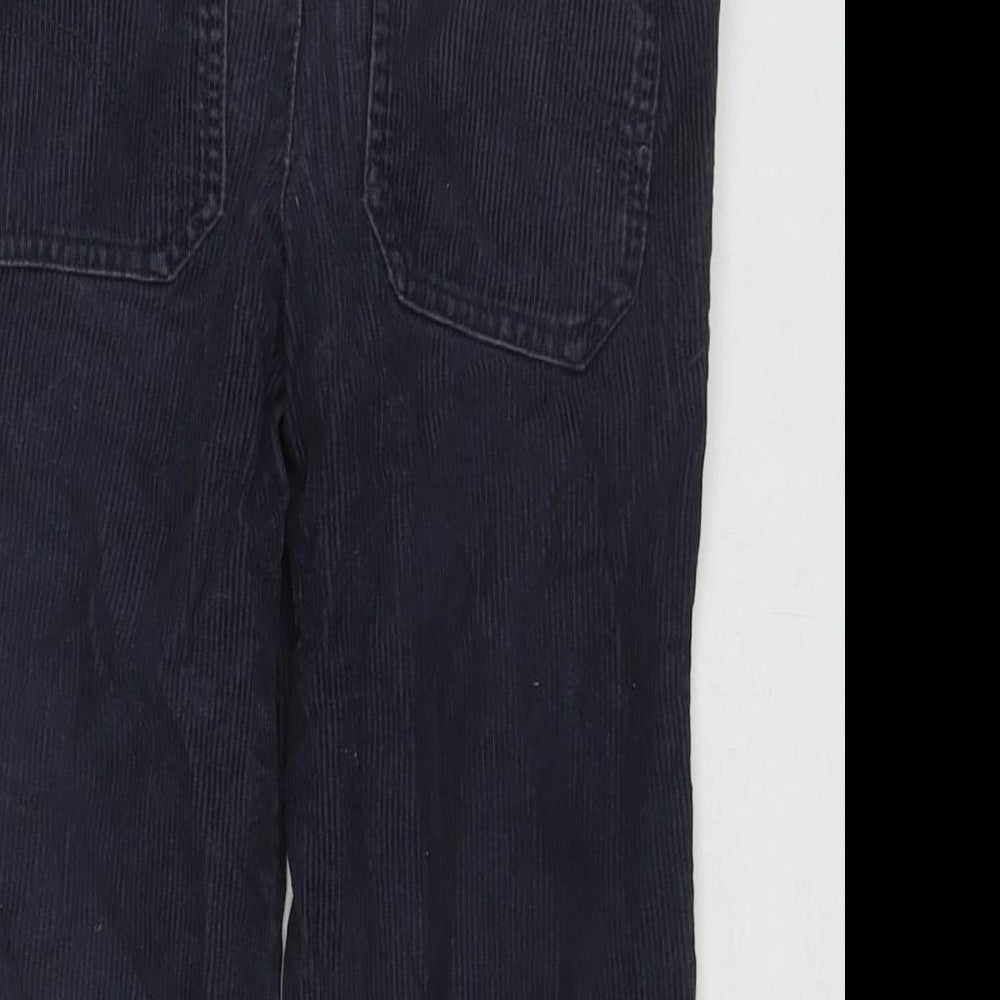 Logon Boys Blue Cotton Chino Trousers Size 4 Years Regular Zip