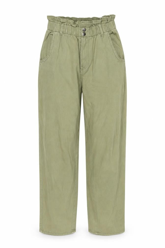 Womens UK Size 6 H&M Regular Fit Straight Green Jeans