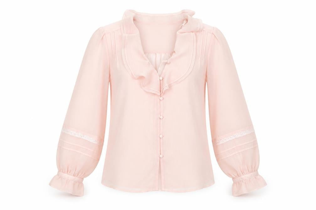 Womens UK Size 8 Per Una Pink Basic Blouse