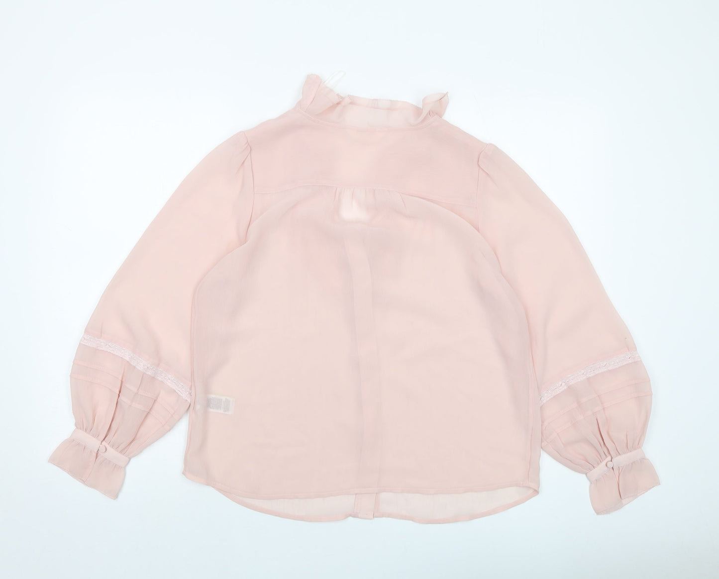 Womens UK Size 8 Per Una Pink Basic Blouse