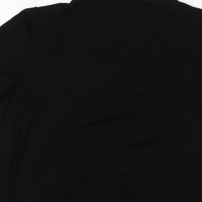 Womens UK Size 12 Lipsy Black Basic T-Shirt