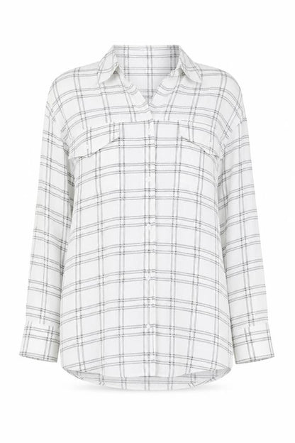 Womens UK Size 10 PRETTYLITTLETHING White Basic Blouse