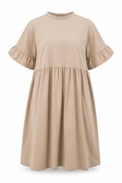 ASOS Womens Brown Cotton A-Line Size 10 Crew Neck Pullover