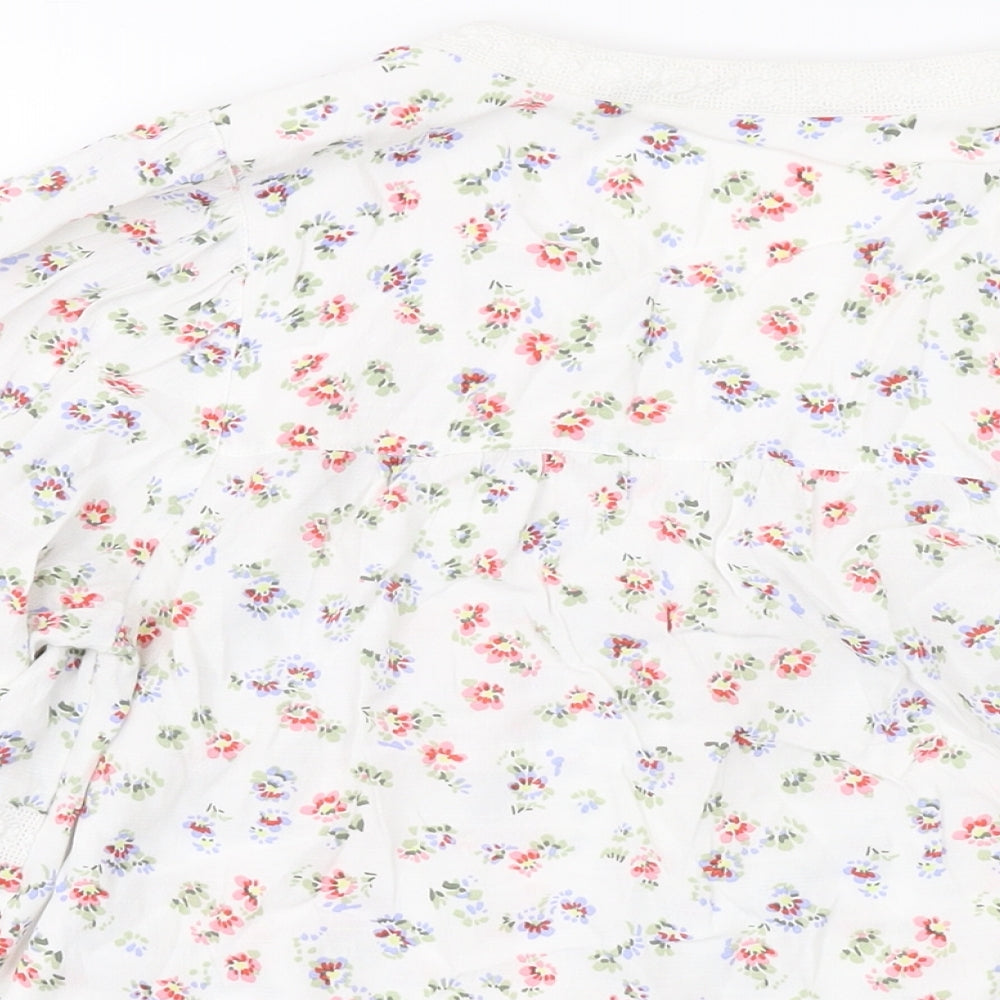 Womens UK Size 8 Per Una White Basic Blouse