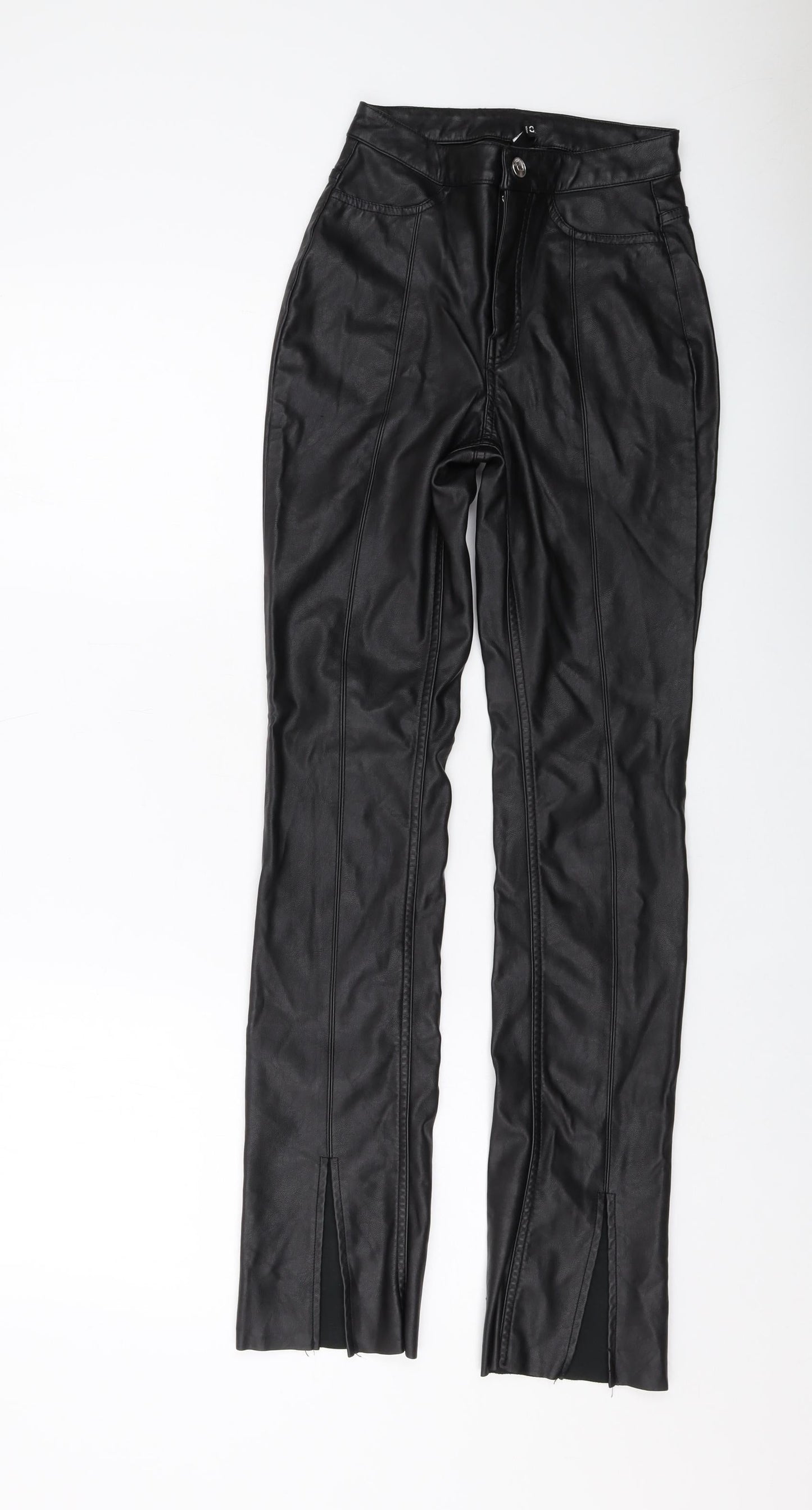 Womens UK Size 6 H&M Regular Fit  Black Trousers