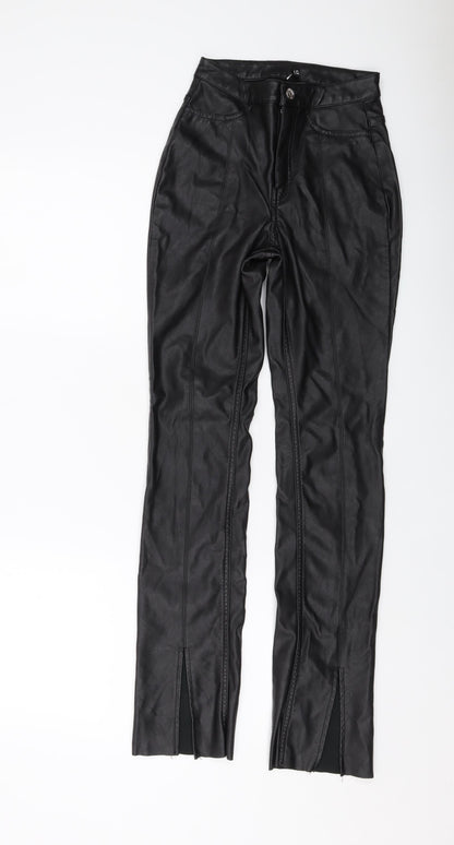 Womens UK Size 6 H&M Regular Fit  Black Trousers