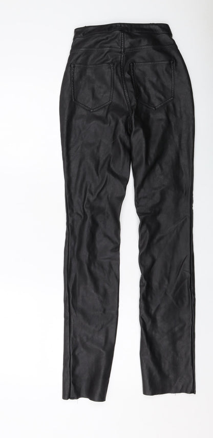Womens UK Size 6 H&M Regular Fit  Black Trousers