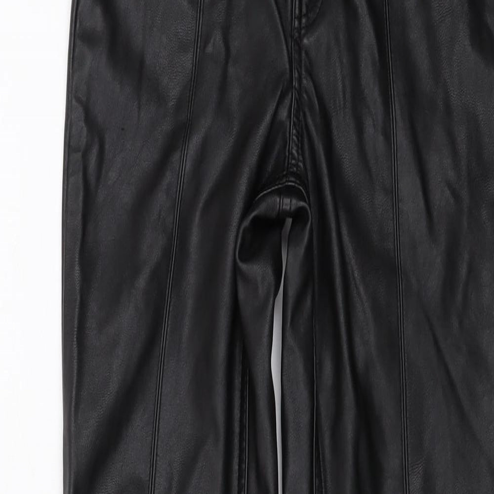 Womens UK Size 6 H&M Regular Fit  Black Trousers