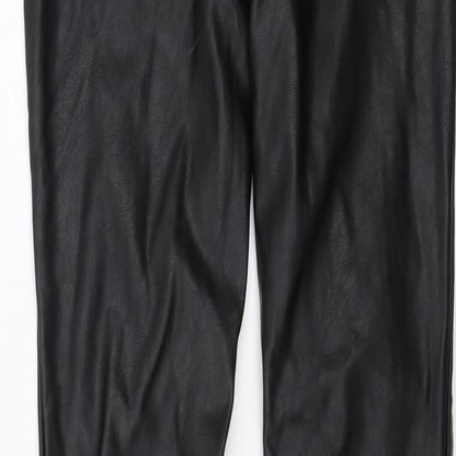 Womens UK Size 6 H&M Regular Fit  Black Trousers