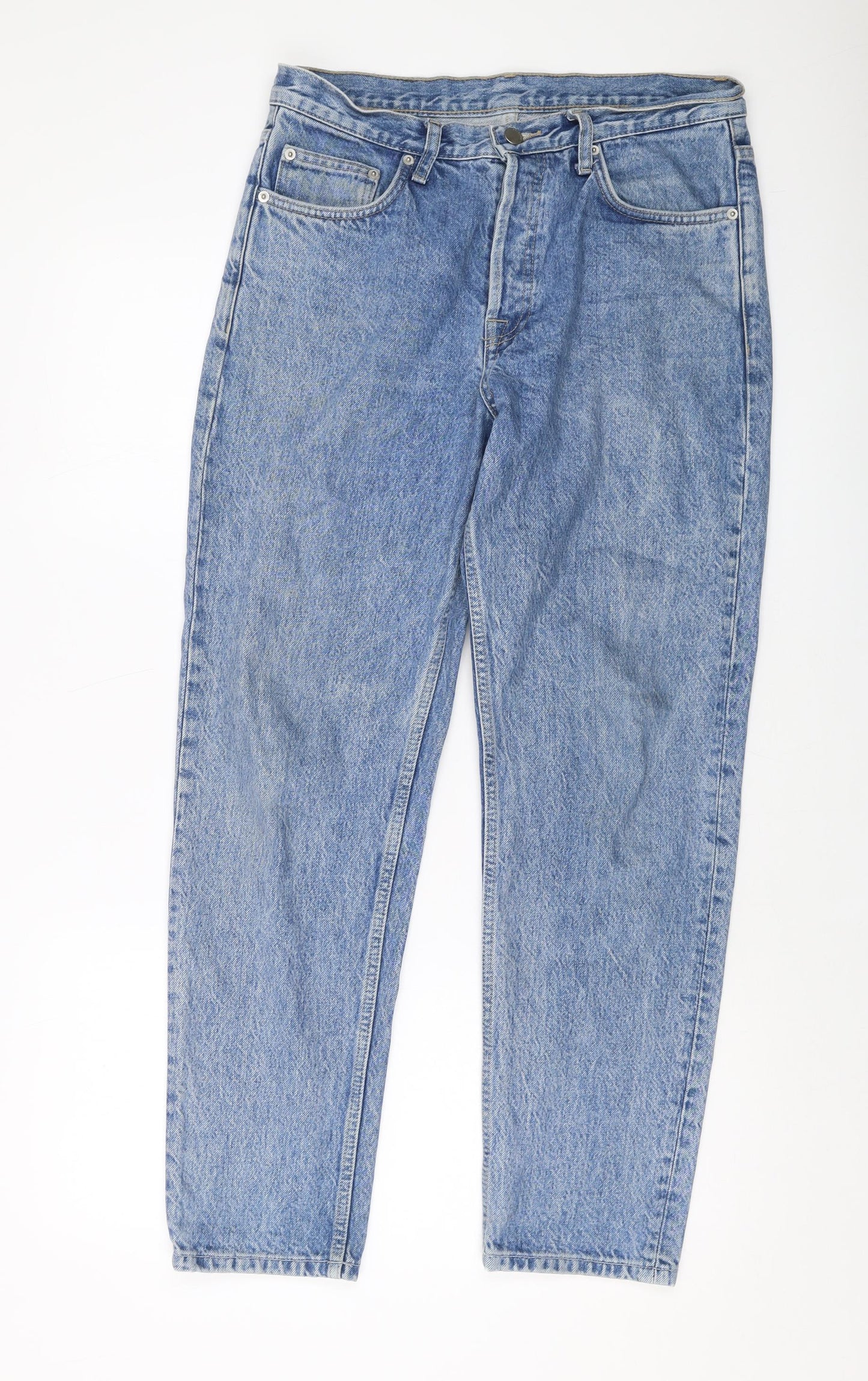 Womens UK Size 30 in Dr Denim Regular Fit Mom Blue Jeans