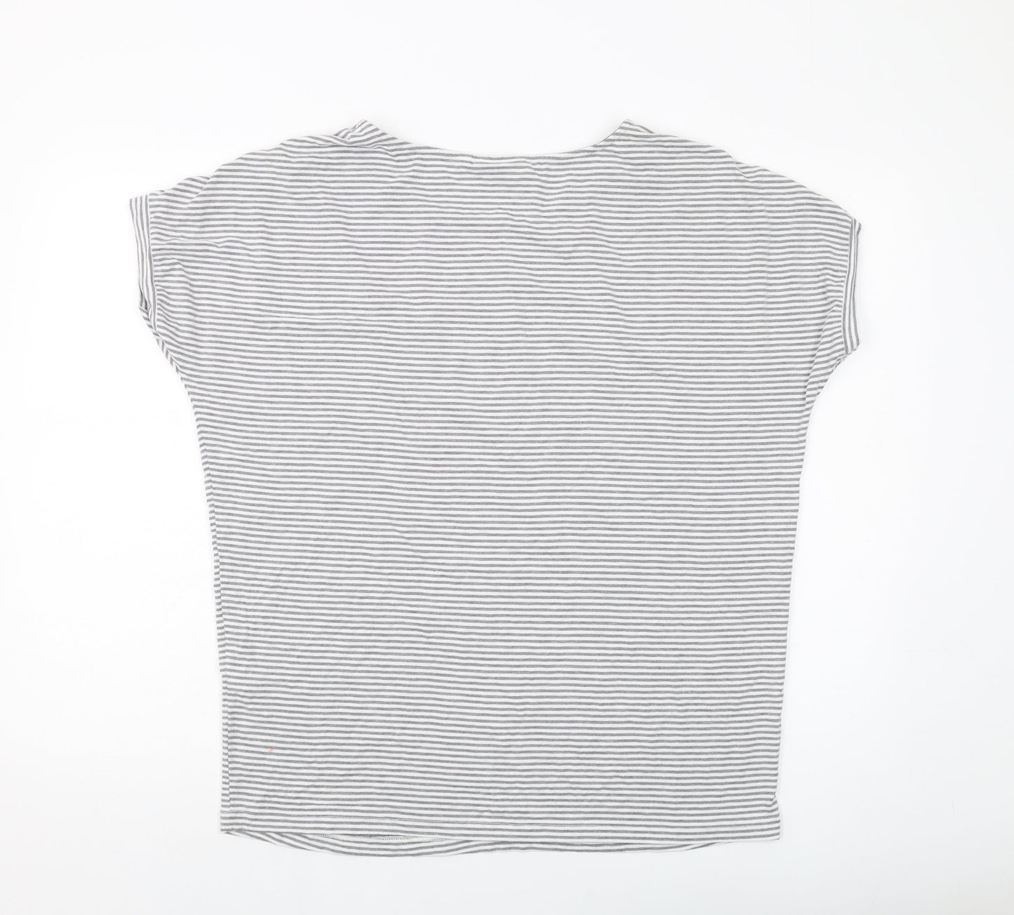 Womens UK Size M JoJo Maman Bébé Grey Basic T-Shirt