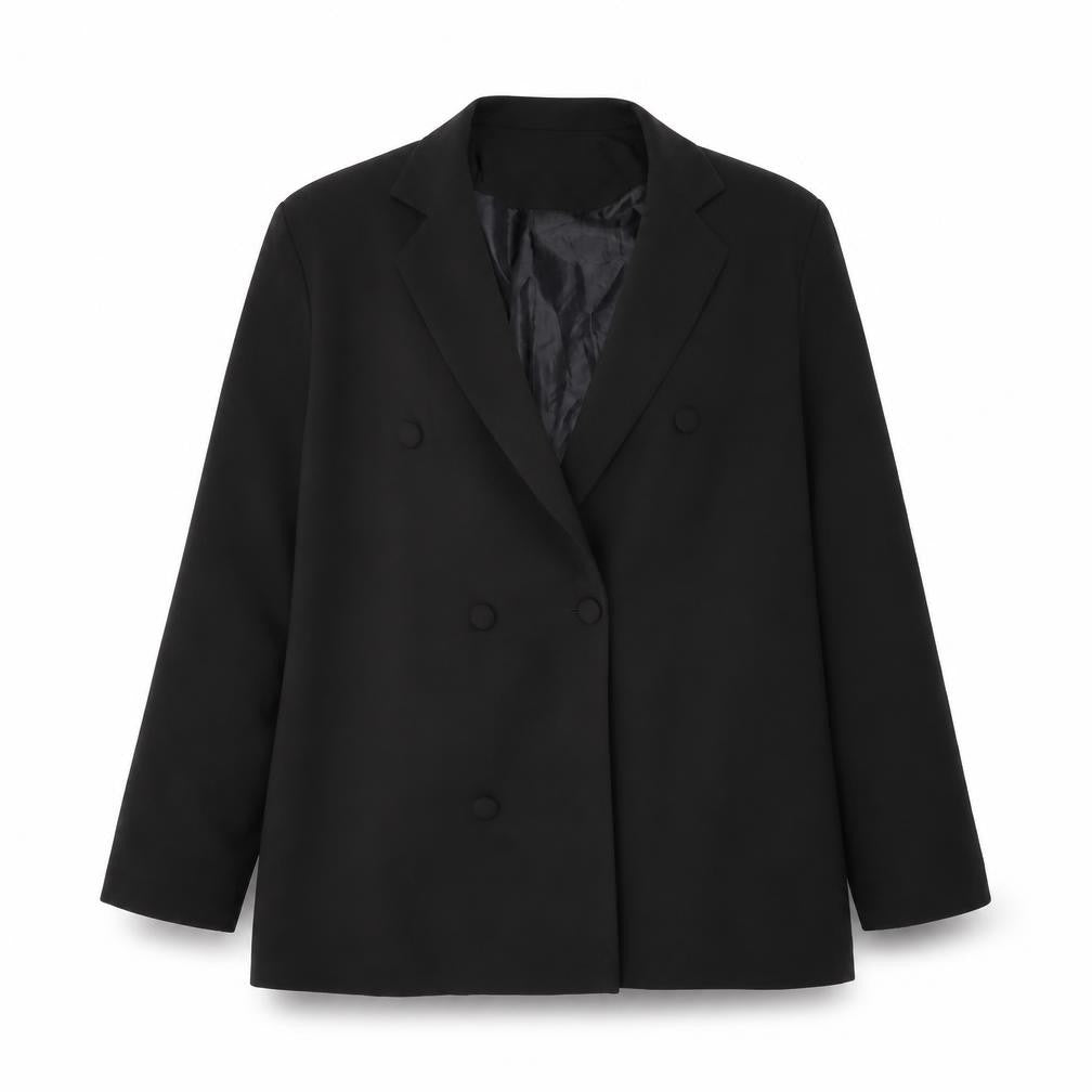 Boohoo Womens Black Jacket Size 12 Button