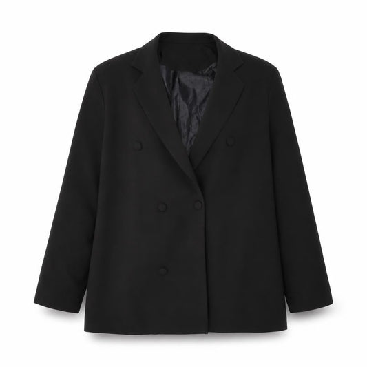 Boohoo Womens Black Jacket Size 12 Button