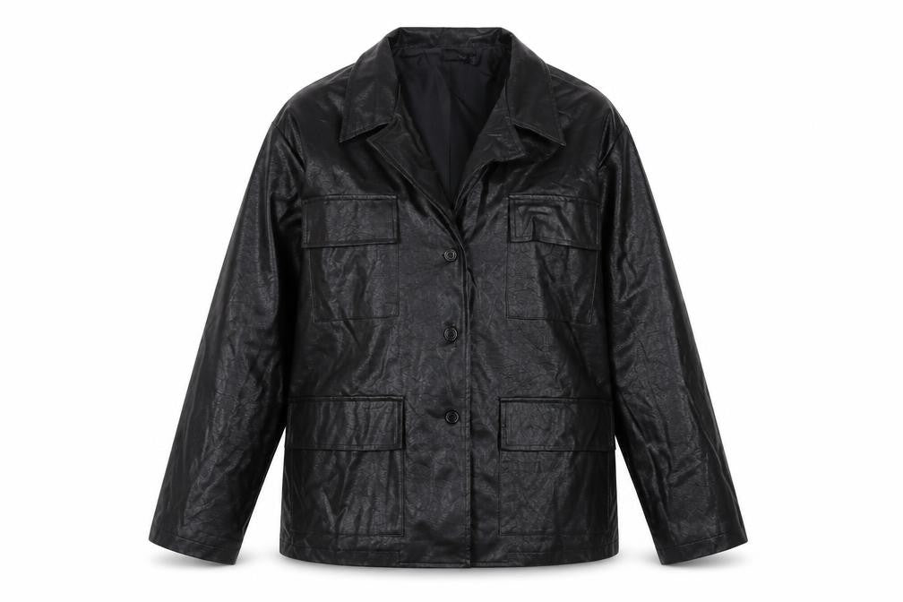Womens UK Size 12 Nasty Gal Black Jacket