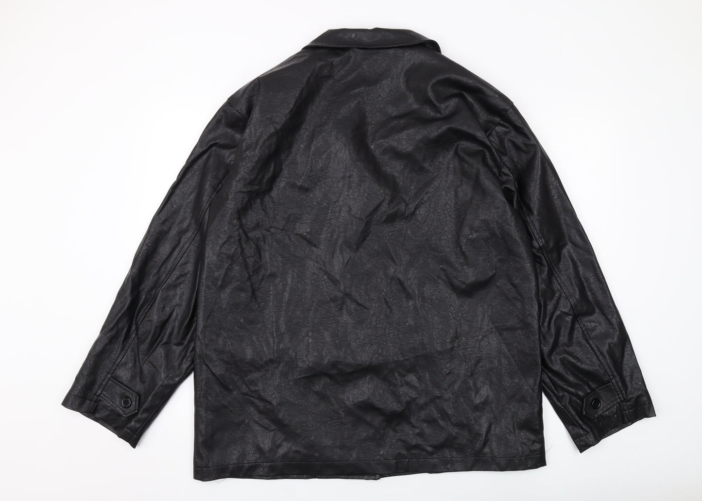 Womens UK Size 12 Nasty Gal Black Jacket