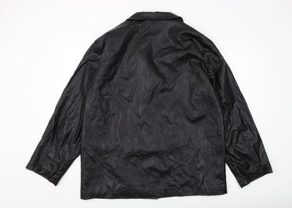 Womens UK Size 12 Nasty Gal Black Jacket