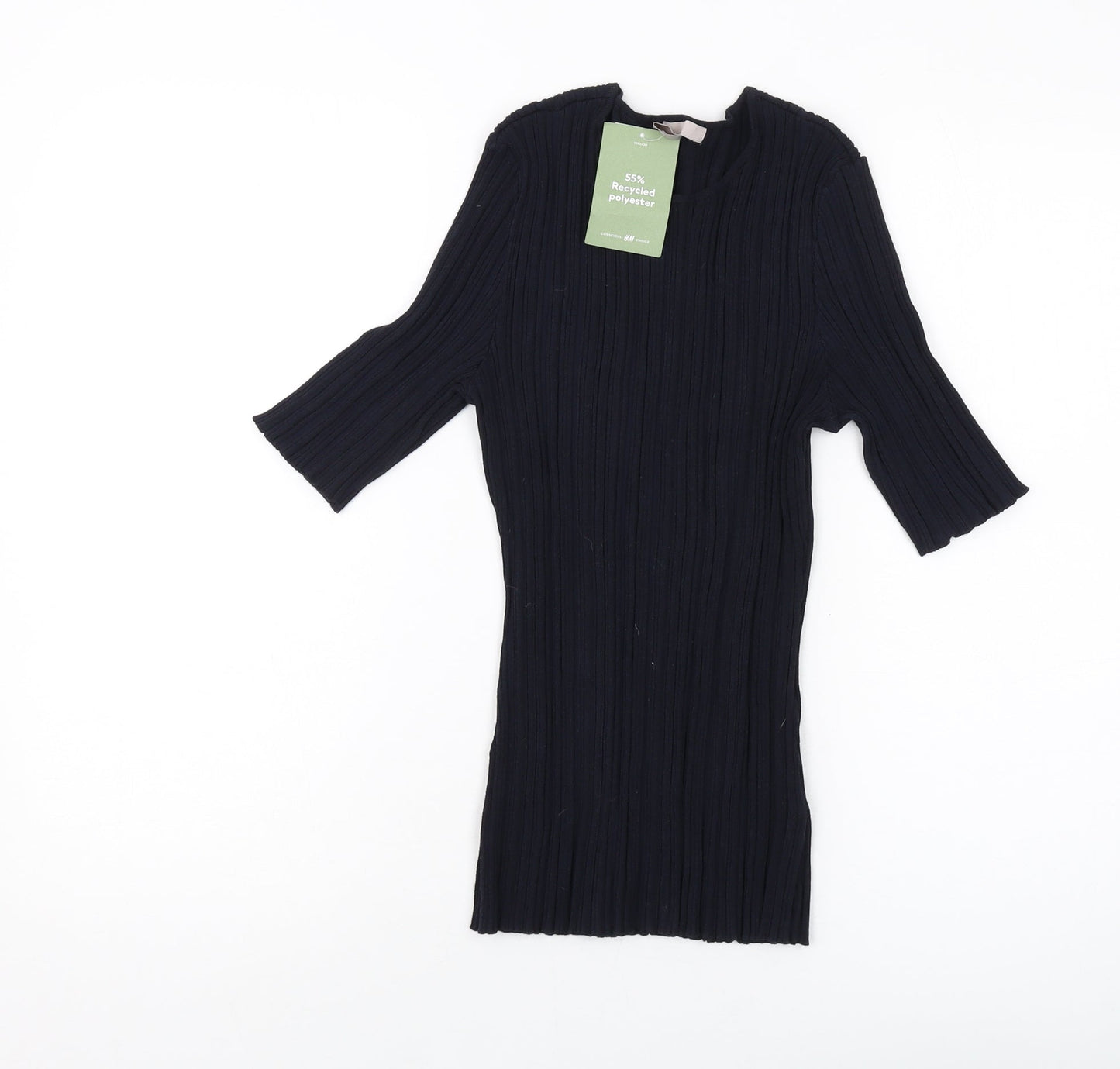 Womens UK Size XS H&M Blue Pullover Jumper