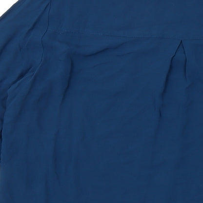 Womens UK Size 12 Object Blue Basic Blouse