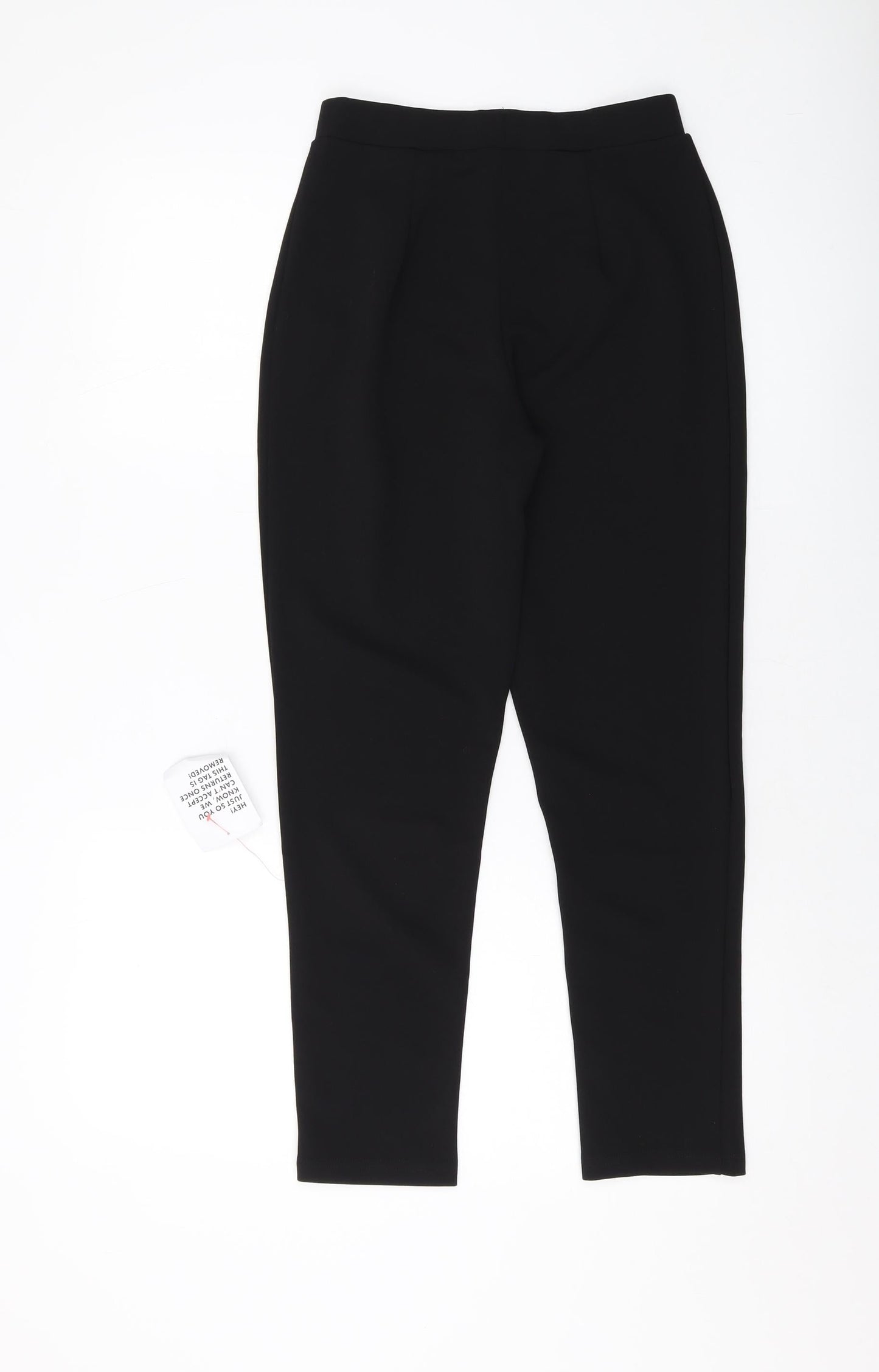 Womens UK Size 8 ASOS Regular Fit  Black Trousers