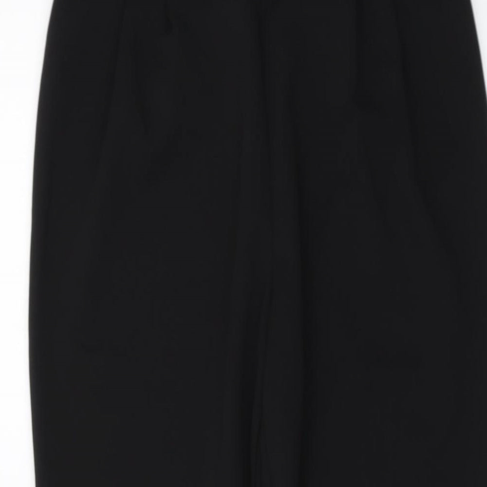 Womens UK Size 8 ASOS Regular Fit  Black Trousers