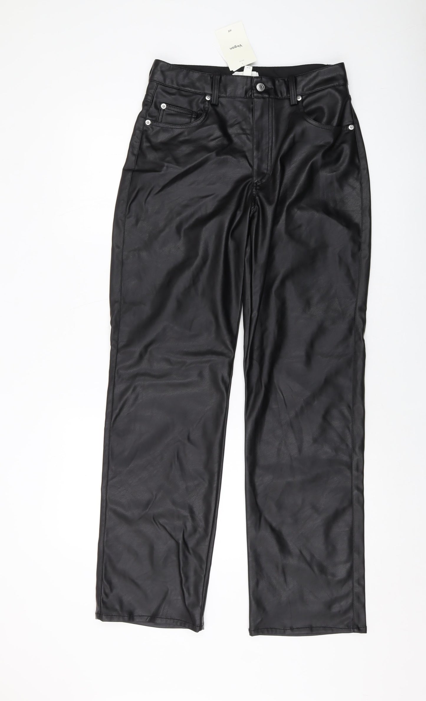Womens UK Size 14 H&M Regular Fit  Black Trousers