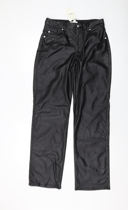 Womens UK Size 14 H&M Regular Fit  Black Trousers