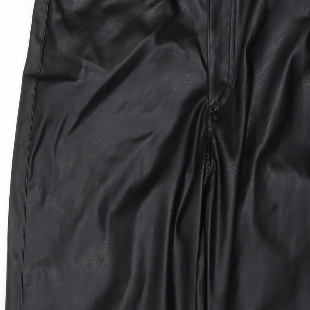 Womens UK Size 14 H&M Regular Fit  Black Trousers