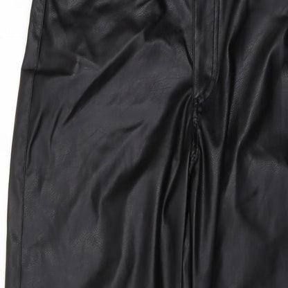 Womens UK Size 14 H&M Regular Fit  Black Trousers