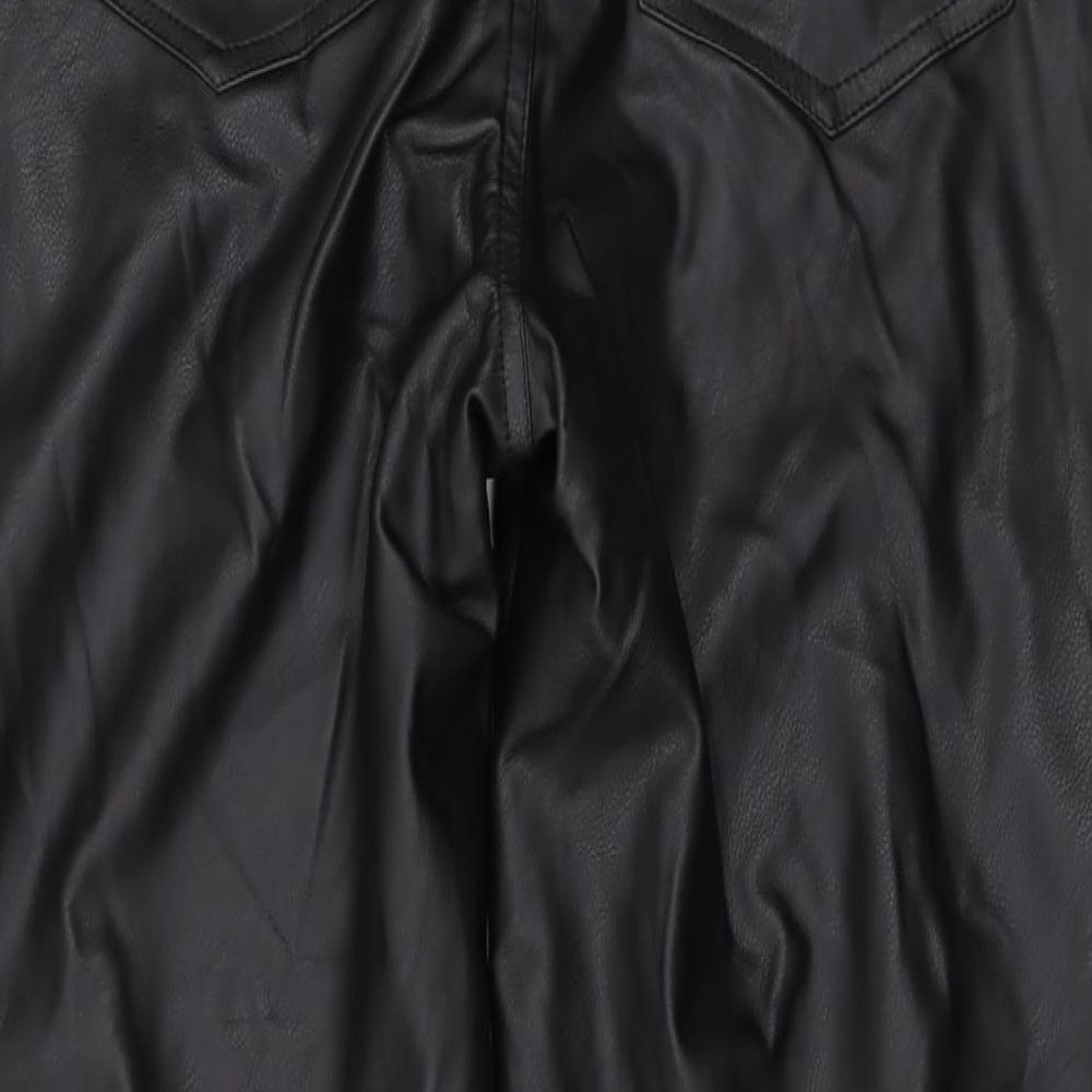 Womens UK Size 14 H&M Regular Fit  Black Trousers