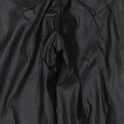 Womens UK Size 14 H&M Regular Fit  Black Trousers