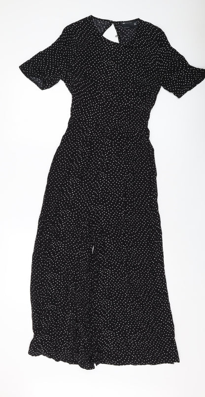 Womens UK Size 4 ASOS One-Piece Black Jumpsuit