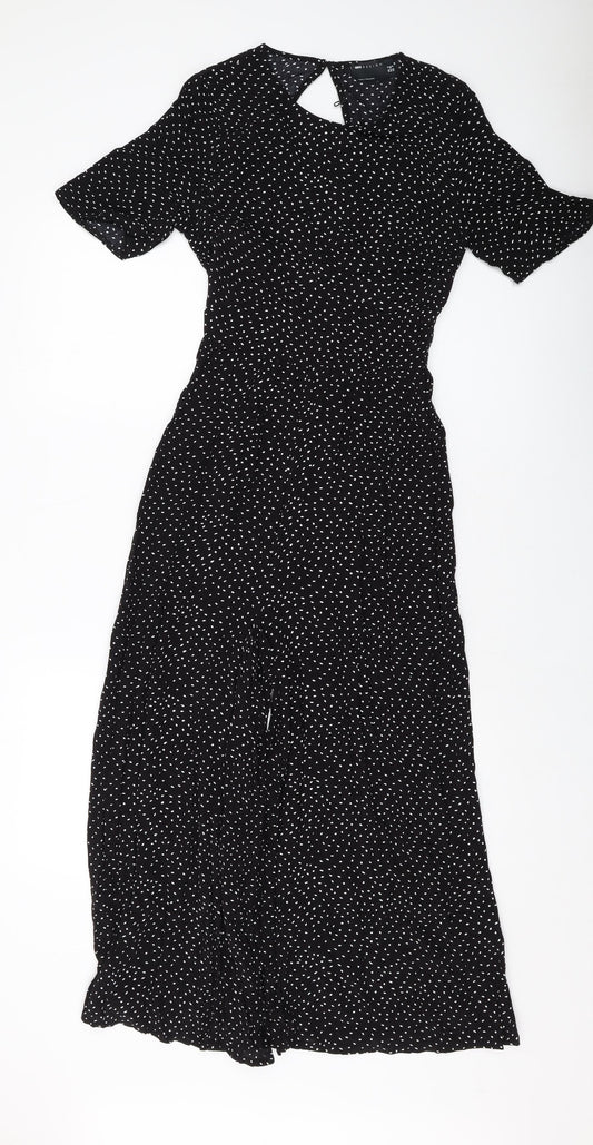 Womens UK Size 4 ASOS One-Piece Black Jumpsuit