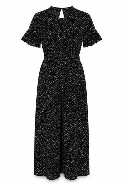 Womens UK Size 4 ASOS One-Piece Black Jumpsuit