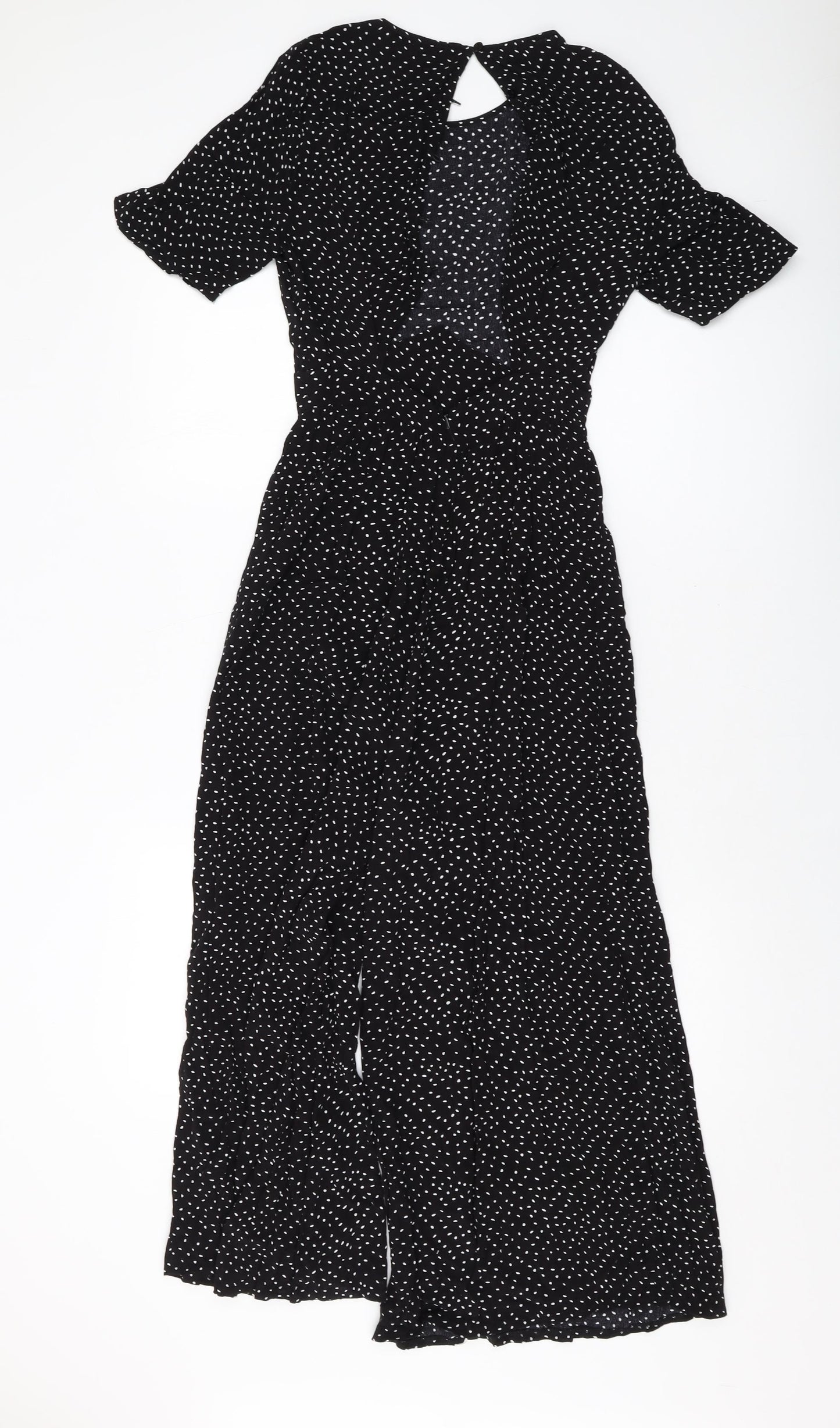Womens UK Size 4 ASOS One-Piece Black Jumpsuit