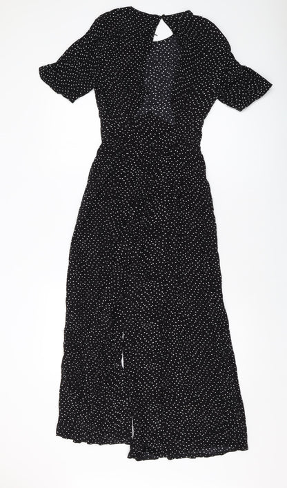 Womens UK Size 4 ASOS One-Piece Black Jumpsuit
