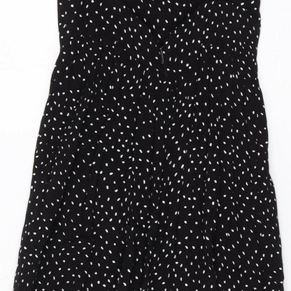 Womens UK Size 4 ASOS One-Piece Black Jumpsuit