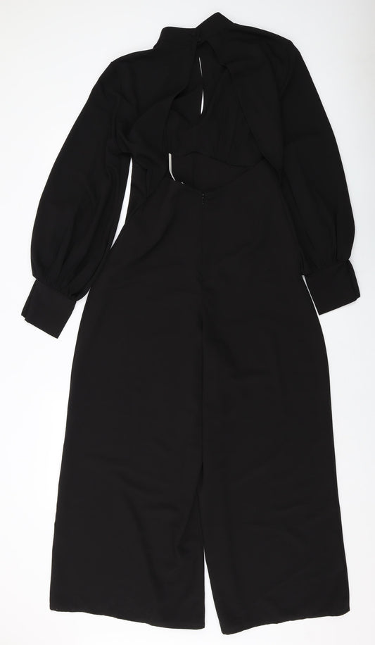 Womens UK Size 10 ASOS One-Piece Black Jumpsuit